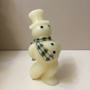 Walking Snowman Candle 8 inches Tall  New Vintage Rare